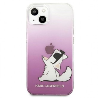 Karl Lagerfeld KLHCP13MCFNRCPI iPhone 13 6.1 &quot;hardcase pink / pink Choupette Fun