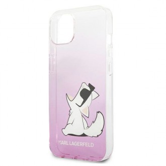 Karl Lagerfeld KLHCP13MCFNRCPI iPhone 13 6.1 &quot;hardcase pink / pink Choupette Fun