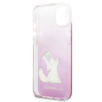 Karl Lagerfeld KLHCP13MCFNRCPI iPhone 13 6.1 &quot;hardcase pink / pink Choupette Fun