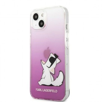 Karl Lagerfeld KLHCP13SCFNRCPI iPhone 13 mini 5,4 &quot;hardcase pink / pink Choupette Fun