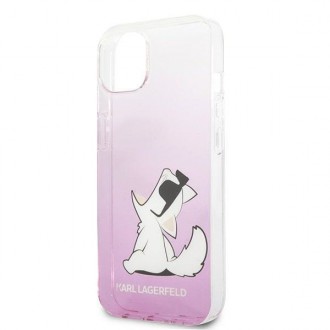 Karl Lagerfeld KLHCP13SCFNRCPI iPhone 13 mini 5,4 &quot;hardcase pink / pink Choupette Fun