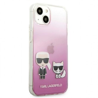 Karl Lagerfeld KLHCP13SCKTRP iPhone 13 mini 5,4" hardcase różowy/pink Karl & Choupette