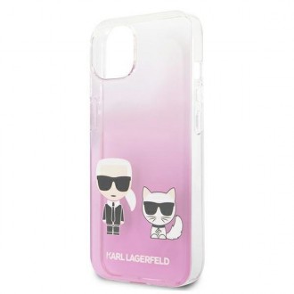 Karl Lagerfeld KLHCP13SCKTRP iPhone 13 mini 5,4" hardcase różowy/pink Karl & Choupette