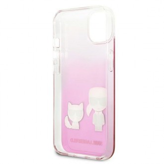 Karl Lagerfeld KLHCP13SCKTRP iPhone 13 mini 5,4" hardcase różowy/pink Karl & Choupette