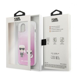 Karl Lagerfeld KLHCP13SCKTRP iPhone 13 mini 5,4" hardcase różowy/pink Karl & Choupette