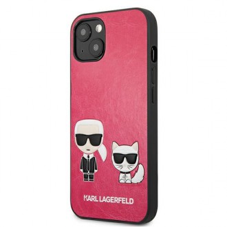 Karl Lagerfeld KLHCP13SPCUSKCP iPhone 13 mini 5,4" fuksja/fuchsia hardcase Ikonik Karl & Choupette