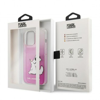Karl Lagerfeld KLHCP13XCFNRCPI iPhone 13 Pro Max 6.7 "hardcase pink / pink Choupette Fun