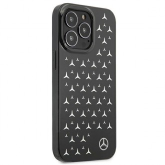 Mercedes MEHCP13LESPBK iPhone 13 Pro / 13 6,1" czarny/black hardcase Silver Stars Pattern