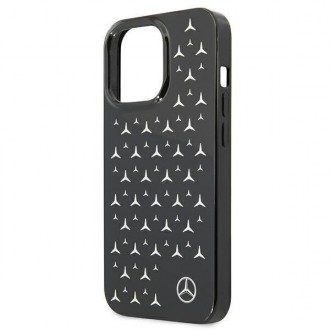 Mercedes MEHCP13LESPBK iPhone 13 Pro / 13 6,1" czarny/black hardcase Silver Stars Pattern