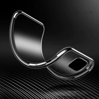 Clear Color Case Gel TPU Electroplating frame Cover for iPhone 13 Pro black