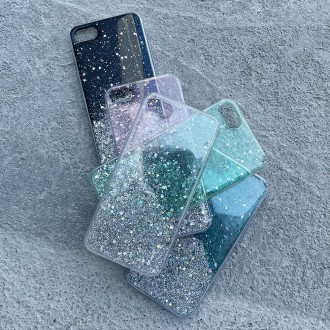 Star Glitter Shining Cover for iPhone 13 mini black