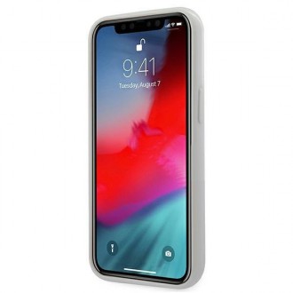 Guess GUHCP13SPCUMAWH iPhone 13 mini 5,4&quot; bílý/bílý pevný obal Marble
