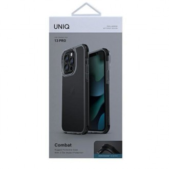 UNIQ etui Combat iPhone 13 Pro / 13 6,1" czarny/carbon black