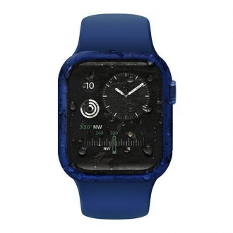 UNIQ etui Nautic Apple Watch Series 4/5/6/SE 40mm niebieski/blue