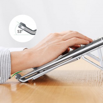 Ugreen foldable adjustable laptop stand silver (LP451)