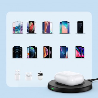 Choetech Qi 10W wireless charger + USB cable - micro USB black (T526-S)