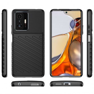 Thunder Case Flexible armored cover for Xiaomi Mi 11T Pro / Mi 11T black