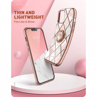 Supcase IBLSN COSMO SNAP IPHONE 13 MARBLE PINK