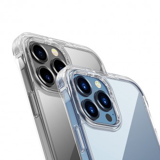 Joyroom Defender magnetic case for iPhone 13 rugged housing with hooks kickstand transparent (MagSafe compatible)