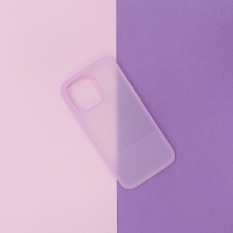 Kingxbar Plain Series case cover for iPhone 13 Pro silicone case purple