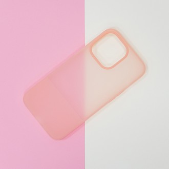 Kingxbar Plain Series case cover for iPhone 13 Pro Max silicone cover pink