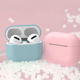 Pouzdro pro AirPods 3 Silikonový měkký kryt sluchátek tmavě modrý (pouzdro C)