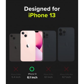 Ringke Fusion X Design durable PC Case with TPU Bumper for iPhone 13 black (Ticket band) (FXD545E43)