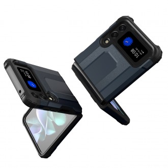 Hybrid Armor Case Tough Rugged Cover for Samsung Galaxy Z Flip 3 black