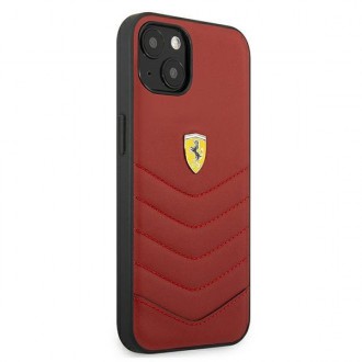 Ferrari FEHCP13SRQUR iPhone 13 mini 5,4&quot; červený/červený pevný obal Off Track Quilted