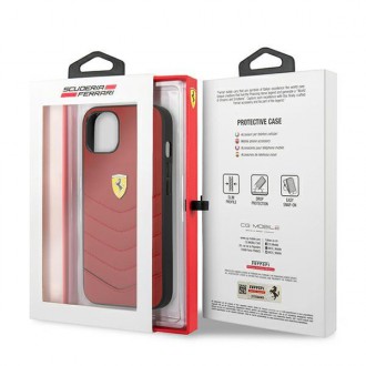Ferrari FEHCP13SRQUR iPhone 13 mini 5,4&quot; červený/červený pevný obal Off Track Quilted