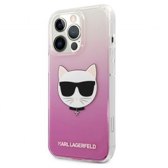 Karl Lagerfeld KLHCP13LCTRP iPhone 13 Pro / 13 6,1" hardcase różowy/pink Choupette Head