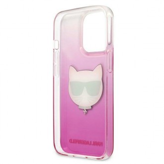 Karl Lagerfeld KLHCP13LCTRP iPhone 13 Pro / 13 6,1" hardcase różowy/pink Choupette Head