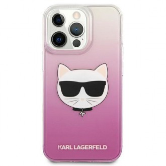 Karl Lagerfeld KLHCP13XCTRP iPhone 13 Pro Max 6,7" hardcase różowy/pink Choupette Head