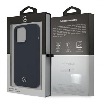 Mercedes MEHCP13LSILNA iPhone 13 Pro / 13 6,1" granatowy/navy hardcase Silicone Line