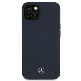 Mercedes MEHCP13MSILNA iPhone 13 6,1" granatowy/navy hardcase Silicone Line