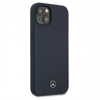 Mercedes MEHCP13MSILNA iPhone 13 6,1" granatowy/navy hardcase Silicone Line