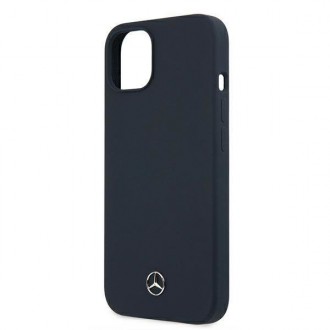 Mercedes MEHCP13MSILNA iPhone 13 6,1" granatowy/navy hardcase Silicone Line