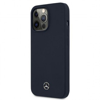 Mercedes MEHCP13XSILNA iPhone 13 Pro Max 6,7" granatowy/navy hardcase Silicone Line