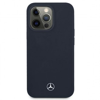 Mercedes MEHCP13XSILNA iPhone 13 Pro Max 6,7" granatowy/navy hardcase Silicone Line