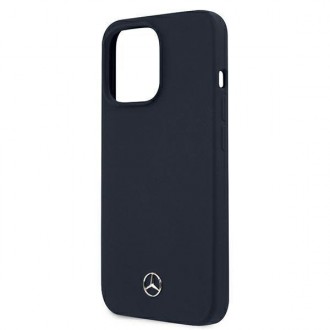 Mercedes MEHCP13XSILNA iPhone 13 Pro Max 6,7" granatowy/navy hardcase Silicone Line