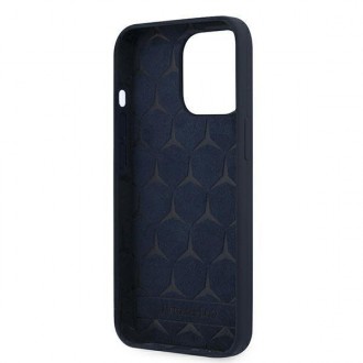 Mercedes MEHCP13XSILNA iPhone 13 Pro Max 6,7" granatowy/navy hardcase Silicone Line