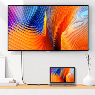 Ugreen převodník adaptéru USB - HDMI 1.3 (1920 x 1080@60Hz) + VGA 1.2 (1920 x 1080@60Hz) šedá (CM449)