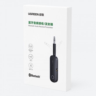 [RETURNED ITEM] Ugreen receiver bluetooth transmitter mini jack 3.5mm black (CM403)