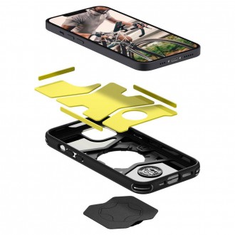 Spigen GEARLOCK GCF143 POUZDRO NA MONTÁŽ NA KOLO IPHONE 13 ČERNÉ