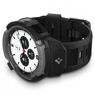 Spigen RUGGED ARMOR &quot;PRO&quot; GALAXY Watch 4 CLASSIC 42MM CHARCOAL GRY
