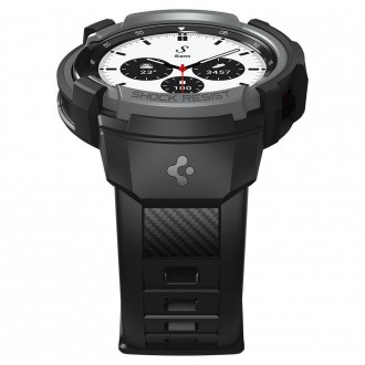 Spigen RUGGED ARMOR &quot;PRO&quot; GALAXY Watch 4 CLASSIC 42MM CHARCOAL GRY