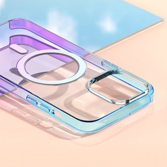 Kingxbar PQY Gradient Series Magnetic Case for iPhone 13 Pro Max Housing Clear Cover (MagSafe Compatible)