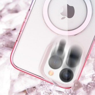 Kingxbar PQY Gradient Series Magnetic Case for iPhone 13 Cover Clear Cover (MagSafe Compatible)
