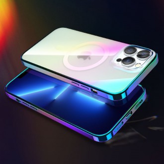 Kingxbar PQY Nebula Series Magnetic Case for iPhone 13 Pro Housing Clear Cover (MagSafe Compatible)