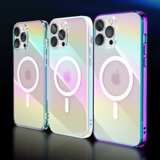 Kingxbar PQY Nebula Series Magnetic Case for iPhone 13 Housing Clear Cover (MagSafe Compatible)